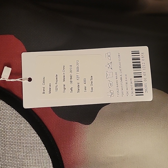 Ckikiou Chiffon Women's Tunic Floral Printed Boho Beach Cover-up, OS, NWT - Picture 3 of 6